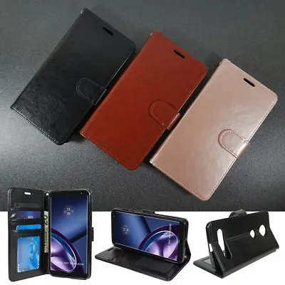 ZTE Avid 4 / Tempo X GO / Blade Vantage / Fanfare 3 Leather Wallet Case Cover  • $9.99