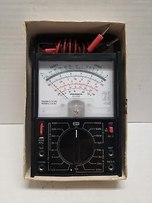 Radio Shack Micronta Multitester No. 22-203A Electrical Multimeter Working • $18