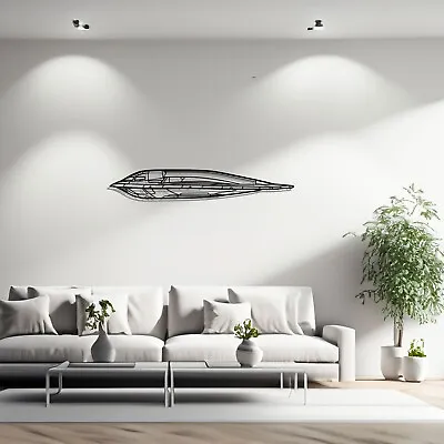 B-2 Spirit Stealth Bomber Silhouette Metal Wall Art Airplane Silhouette • $119