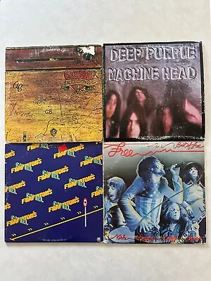 70s ROCK Vinyl LP Lot - Alice Cooper - Deep Purple - Peter Frampton - Free • $14.75