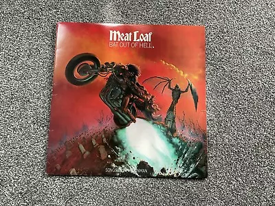 Meat Loaf – Bat Out Of Hell Vinyl LP + Lyric Sheet. 1977 Orange Labels. • £6.50