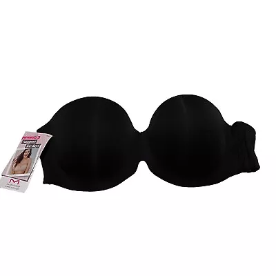 Maidenform Sweet Nothings No Slip Full Cover Strapless Bra Convertible 36C Black • $16.40