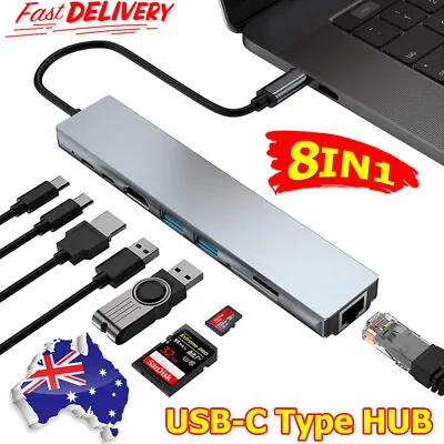 $21.95 • Buy USB 3.1 Type C USB-C To Data USB Combo HUB 4K HDMI VGA Charge Port Adapter Cable