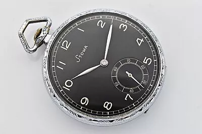 Military Navy Pocket Watch STOWA WW2 Period • $1767.36