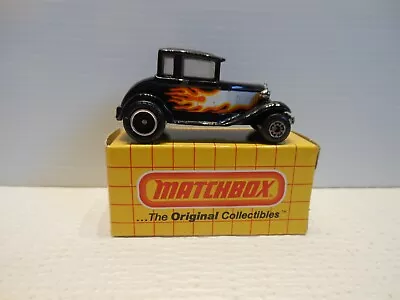 1983 Matchbox Mb73 Black/flames Model 'a' Hot Rod Car New In Box • $10