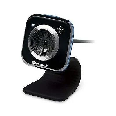 Microsoft LifeCam VX-5000 1.3MP 4X Digital Zoom USB 2.0 Webcam Built-in Mic Blue • $47.99