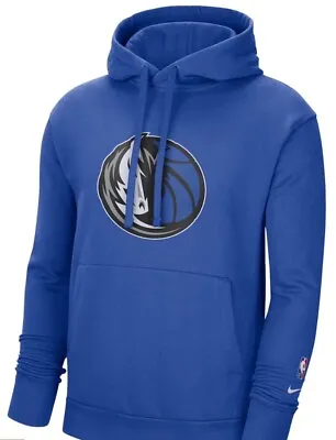 £22.99 • Buy Nike Dallas Maverick’s Essential Fleece Hoodie Blue In Youths Size L BRAND NEW