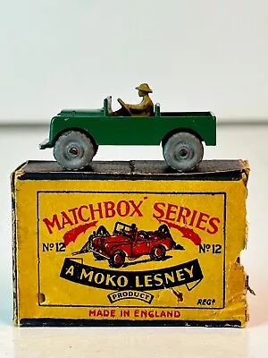 Matchbox No. 12 Land Rover Truck With Partial Box • $29.95