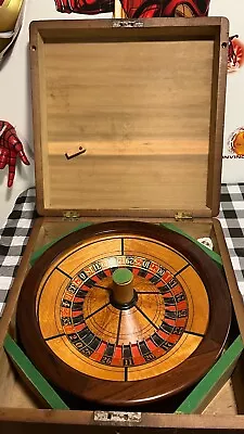 Antique Roulette Wheel Vintage  • $3300