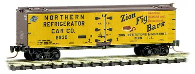 Micro-Trains MTL Z-Scale 40ft Wood Reefer Farm-to-Ta​ble #10 Zion/NRCC #2930 • $24.79