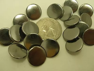  New Lots Of Dark Silver Metal Buttons Sizes 1 1/8 7/8 13/16 11/16 5/8 (#S3) • $2.99