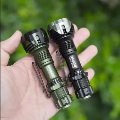 Mankerlight Titanium Metal Mini Flashlight 635 Lumen 430Meter AA 14500 EDC Torch • $51.70