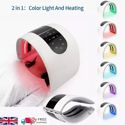 7 Color LED Light Therapy Machine PDT Photon Red Light Therapy Skin Rejuvenation • £74.99