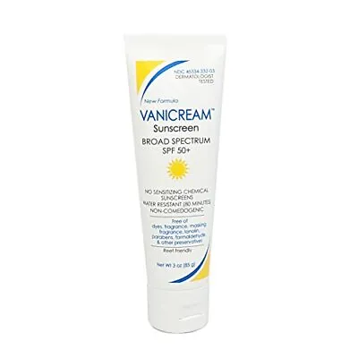 Vanicream Sunscreen Broad Spectrum SPF 50+ 3 Oz. • $19.99