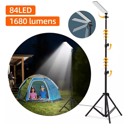 Outdoor Camping Light LED Lantern Tent Lamp USB Powered Hiking Tripod Lights • $39.50