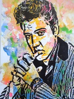 ACEO ATC  Sketch   -  ELVIS PRESLEY  Art • $11.99