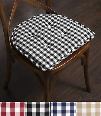 Checkered Memory Foam U-Shape Non-Slip Chair Cushion 2 4 6 Or 12 Pack • $35.63