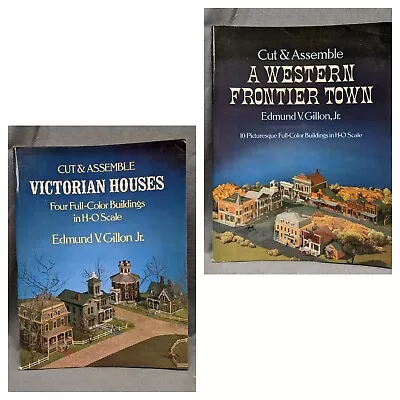 CUT & ASSEMBLE 1979 A WESTERN FRONTIER TOWN & Victorian Houses • $19.99