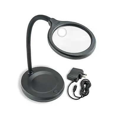 Carson 2X LED Lighted Flexible Gooseneck Stand Magnifier - Desk Lamp  • $52.95