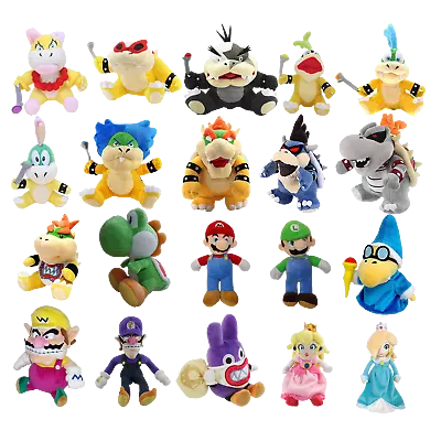 Super Mario Bros. Plush Toy Stuffed Doll Soft Animals Kids Christmas Gift UK • £7.79