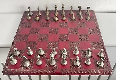 Vintage Metal Chess Set • £50