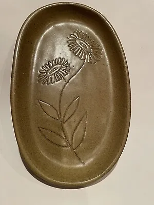 Martz  Pottery Tray Dish Gordon And Jane Martz Circa 1960’s Signed Daisy Vintage • $49