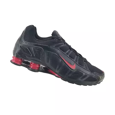 Nike Shox Turbo 3.2 SL Black Varsity Red‎ Running Shoes 455541-060 Mens Size 12 • $102.88