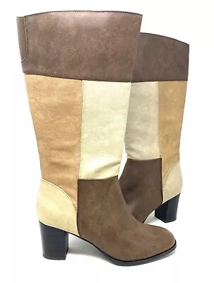$27.99 • Buy New York Women's Transit Awesome Idea Brown Boots Size:8 Wide Calf 24D