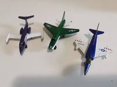 Matchbox Skyhawk A-4F +Corsair A70 + Learjet Aircraft Planes  Vintage 1973 Toys • £6.50