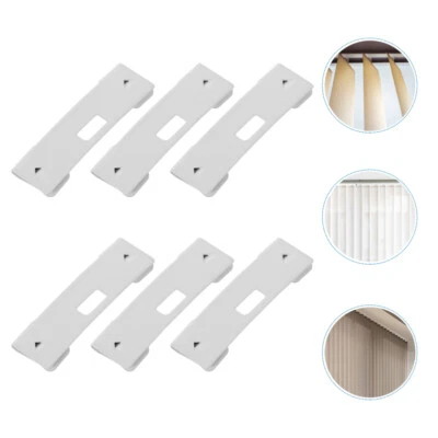  6 Pcs Blind Repair Parts Vertical Shutter Accessories Vane Slat Holder • £5.29