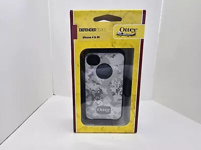 Otter Box IPhone 4/4s Defender Series Phone Case And Holster Digital Camo • $12.99