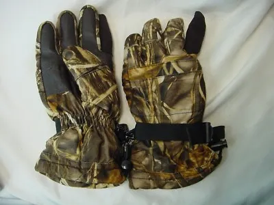 Camo Hunting Gloves Thinsulate 100 Gram Advantage Max 4 Hd Camo - Men's Large • $30