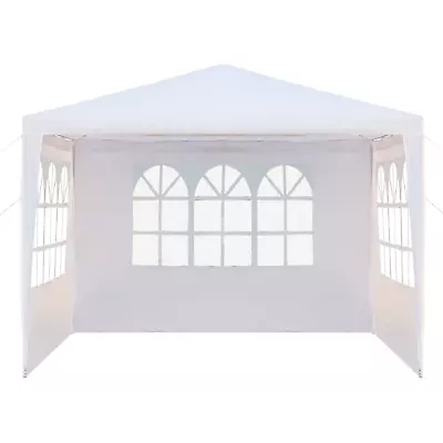 Gazebo Party Tent Marquee PE Awning Canopy 3x3m Camping Beach Sides Uk Sidewall • £42.99