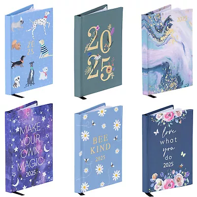 2025 Diary Pocket Size Handbag Week To View Diaries Full Year Calendar Planner • £3.69