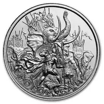 2 Oz Silver High Relief Round - Molon Labe (Type 4) • $68.04