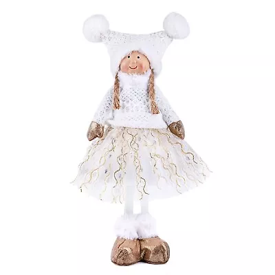 15  White Snow Maiden Christmas Doll Holiday Doll Snegurochka Under Tree Girl • $27.95