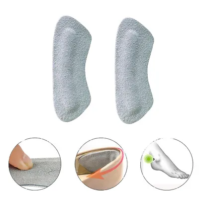 Suede Leather Heel Grip Self-Adhesive Stop Slipping Shoe Liner Cushion Pads Soft • $5.95