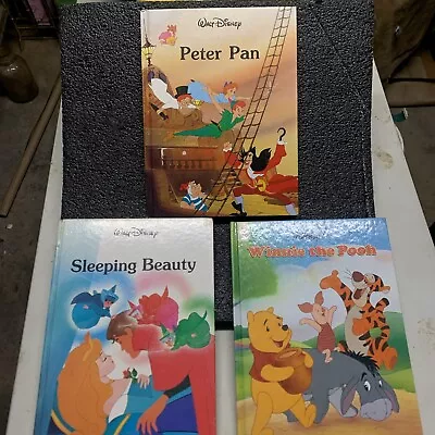 Lot Of Disney’s Sleeping Beauty /Pooh/Peter Pan Vintage Gallery Books Hardcover • $15