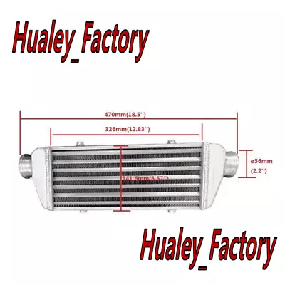 18.5 *5.5*2  FMIC Universal Aluminum Turbo Intercooler 2.2'' Inlet/outlet 56mm • $68