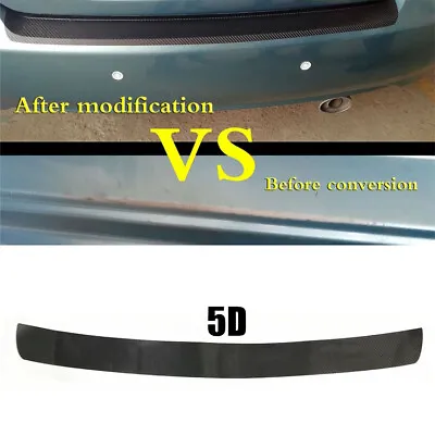 Car SUV 5D Carbon Fiber Sill Plate Bumper Guard Protector Rearguard Pad Cover • $9.99