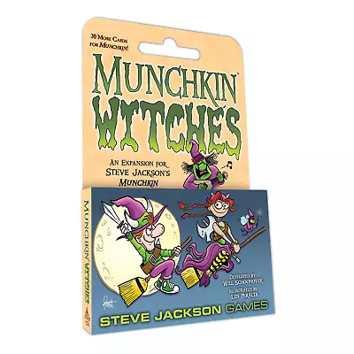 Munchkin Witches 30 Card Game Expansion Steve Jackson Games Booster SJG4278 • $15.29