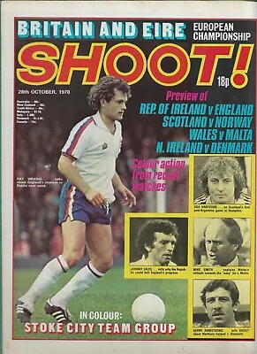 £3 • Buy SHOOT! - 28th October 1978 - Stoke City, Hibernian, Coventry City