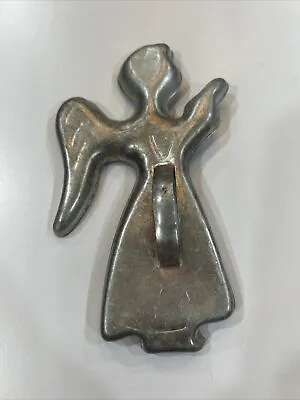 Vtg 1950s Mirro Metal Christmas Angel Sugar Cookie Cutter MCM Handle Collectible • $10.97