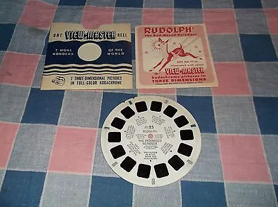 Ksm. Gaf View-Master FT-25 Rudolph The Red-Nosed Reindeer   Booklet & Reel • $12.99