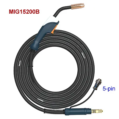 MIG15200B 5-Pin/15-Ft. MIG Torch For MTS-185/205 MIG-160/180/200 & MIG-140GS • $99