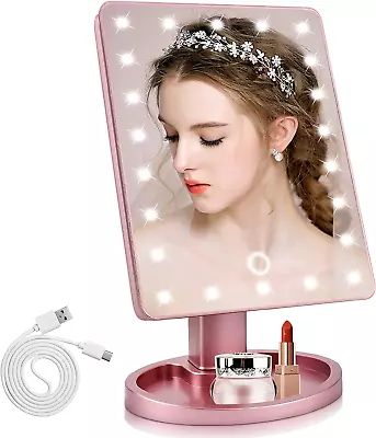 Vanity Mirror With Lights Makeup Mirror With Lights Room Decor Aesthetic Gift • $23.32