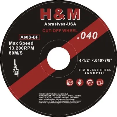 2  3  4  4-1/2  5  6   Cut-off Wheels Cutting Discs In Volume Discount • $125.99