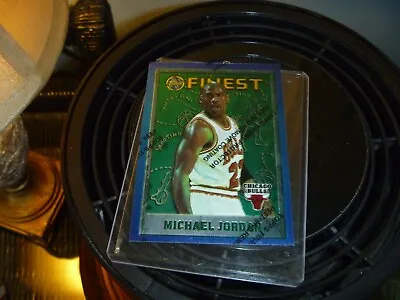 Michael Jordan 1995-96 Topps Finest Basketball Card Rare W/ Protective Coating • $39.99