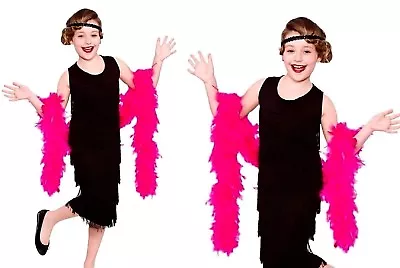 Child CHARLESTON FLAPPER 1920s Gatsby Fancy Dress Costume Girls Outfit Age 5-13 • £16.95