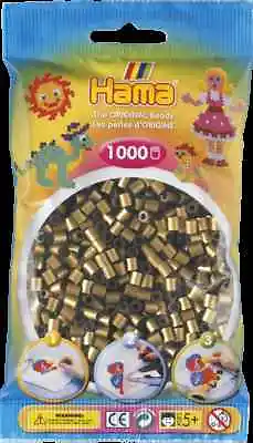 £2.79 • Buy Hama Beads 1000 Pack For Pegboards Genuine Hama Midi Bead Packs *Full Range*